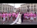 SCS Touring Choir sings for a newly wed couple in Catania